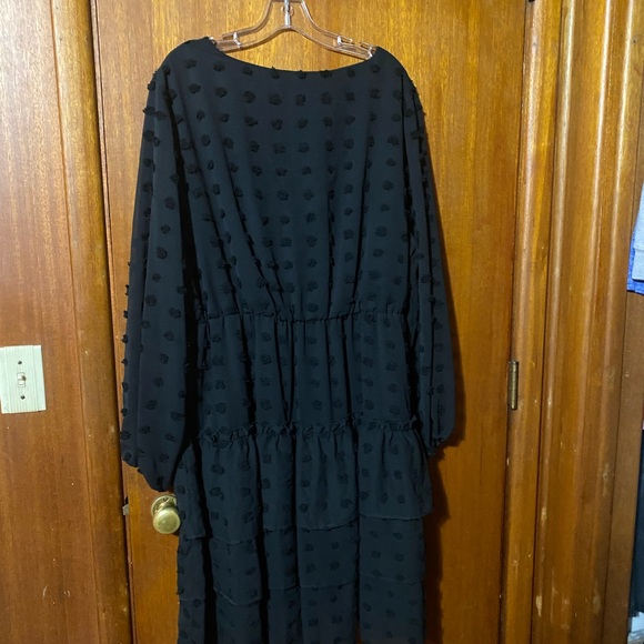 Elegant Black Long Sleeve Dress by Hanna Nikole - Picture 5 of 5